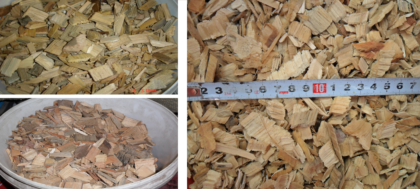wood chipper shredder material