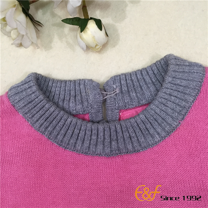 Long Section Sweater with Crew Neck Long Section Sweater with Crew Neck