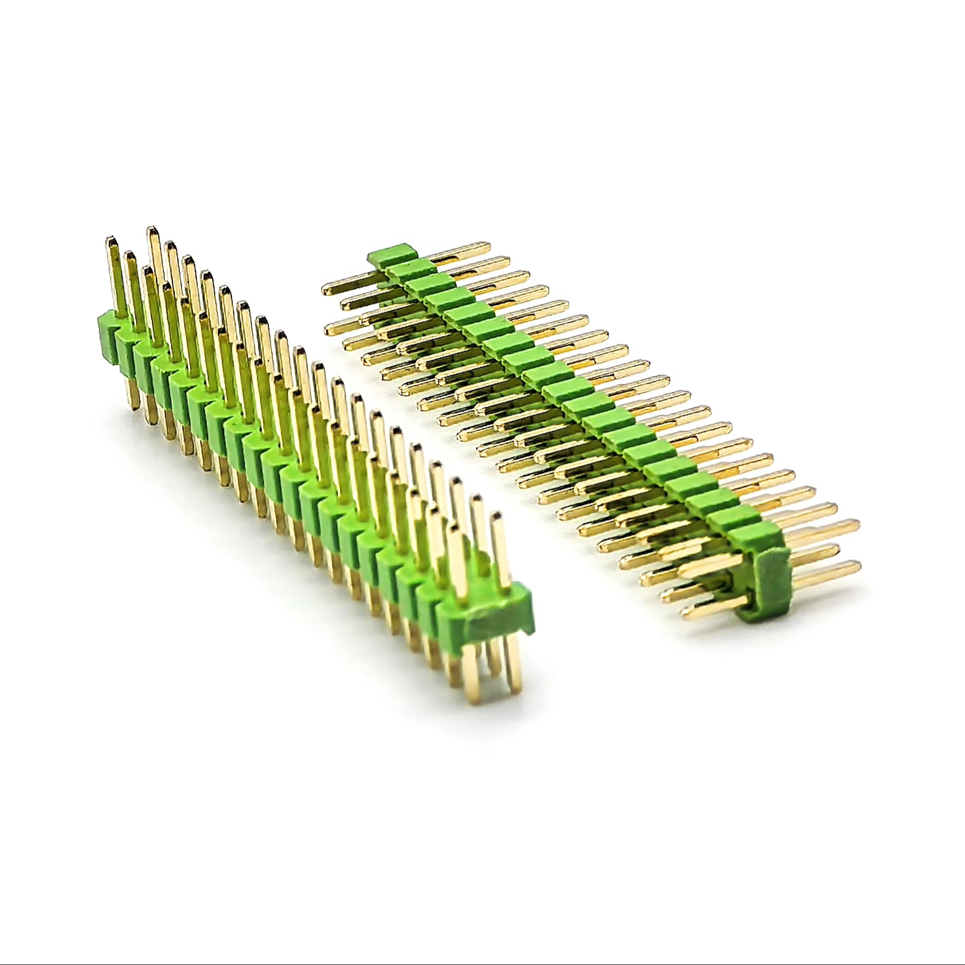 2.0mm Pitch Pin Header Connector Dual Row Straight SQ0.5mm H:2.0mm 2*19P Green 2.0mm Pitch Pin Header Connector Dual Row Straight SQ0.5mm H:2.0mm 2*19P Green