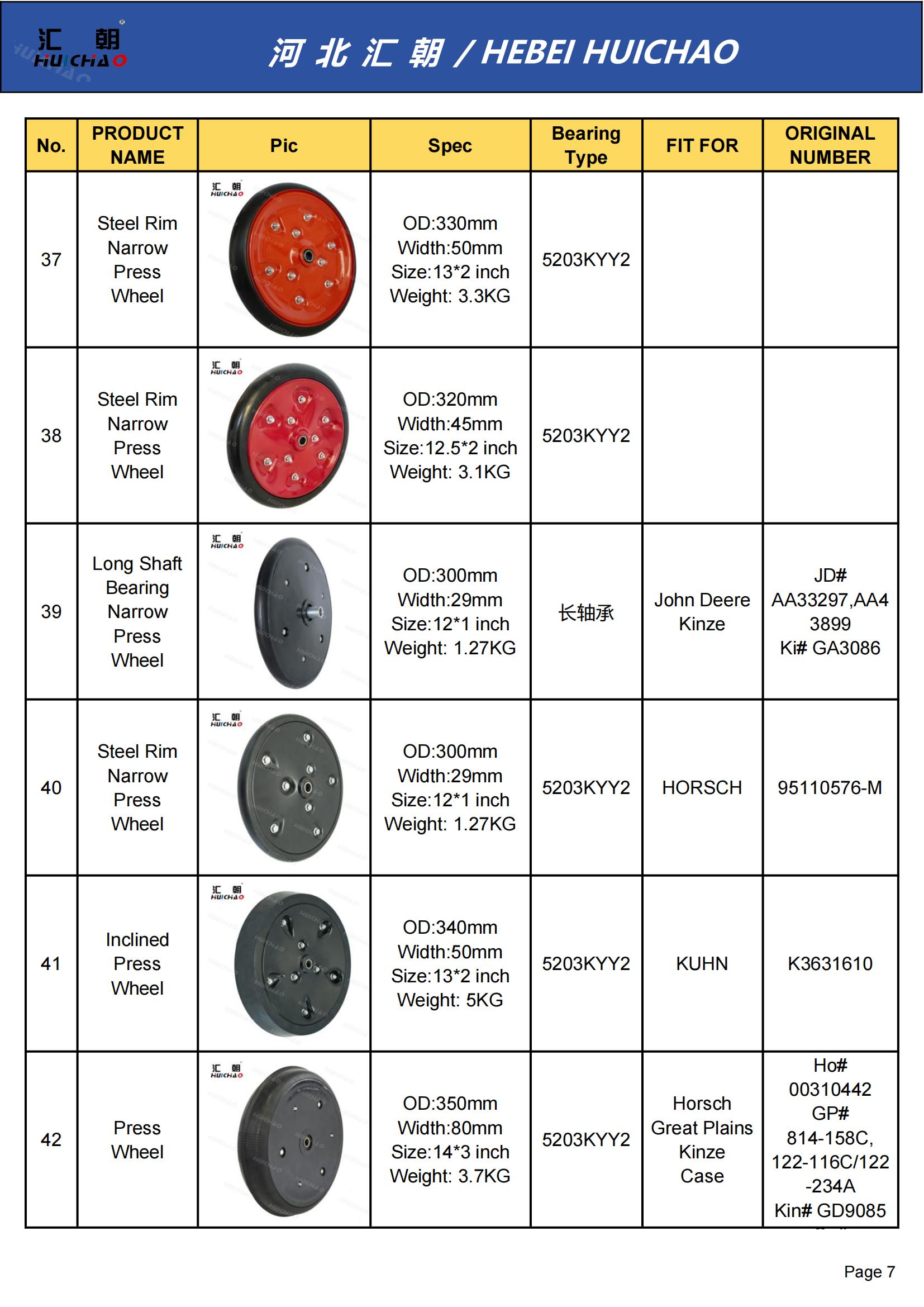 HUICHAO WHEEL'S CATALOG 2024_07 HUICHAO WHEEL'S CATALOG 2024_07