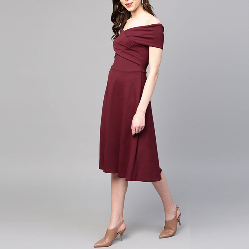 Wrapped Midi Dress Jpg