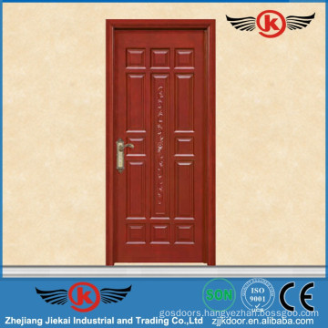 Jiekai M279 Wooden Single Main Door Design Wooden Door With Glass Burma Teak Wood Doors China Manufacturer