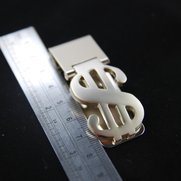メンズファッションスタイルジュエリードルデザインマネークリップ Mens Fashion Style Jewelry Dollar Design Money Clip