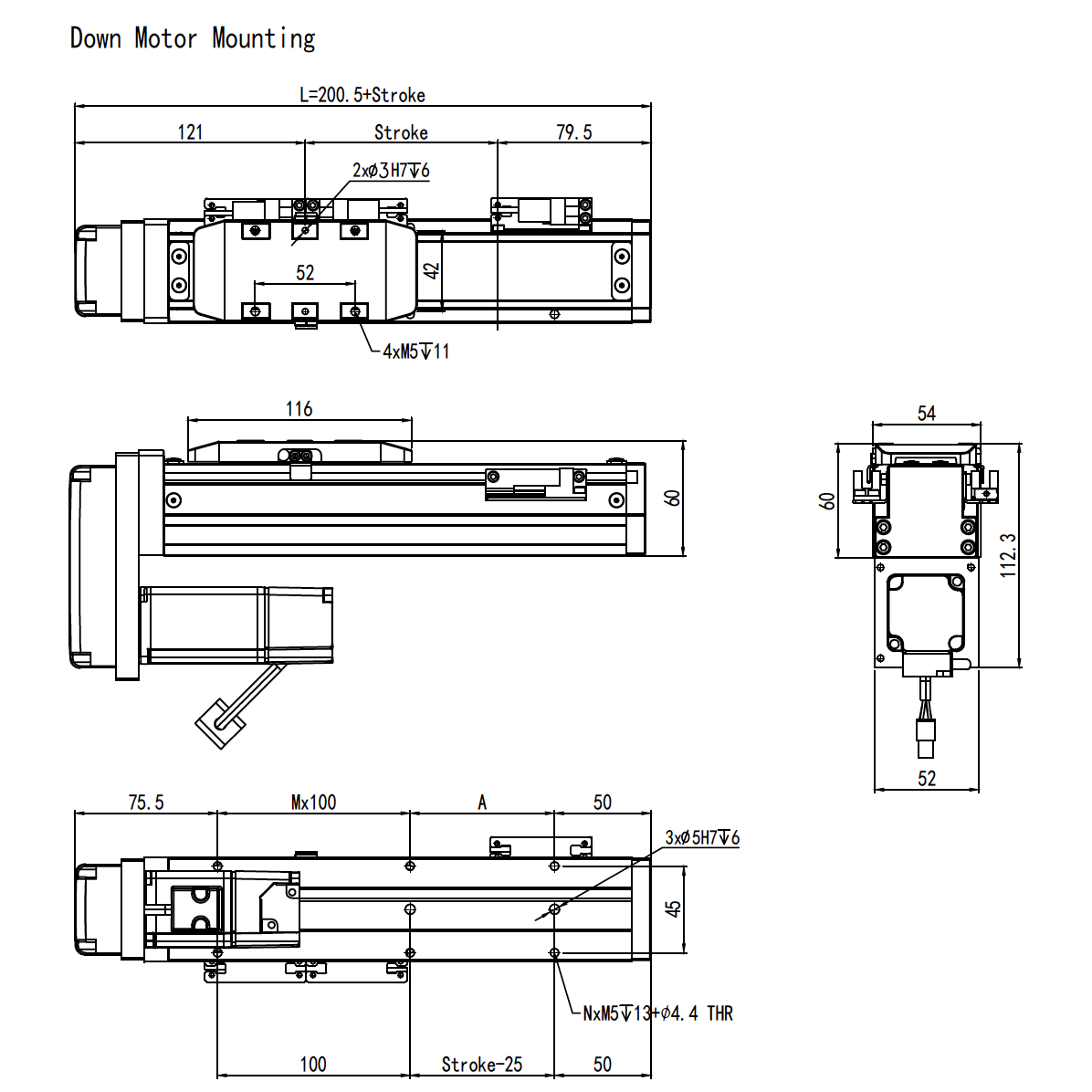 linear module mounting(down) linear module mounting(down)