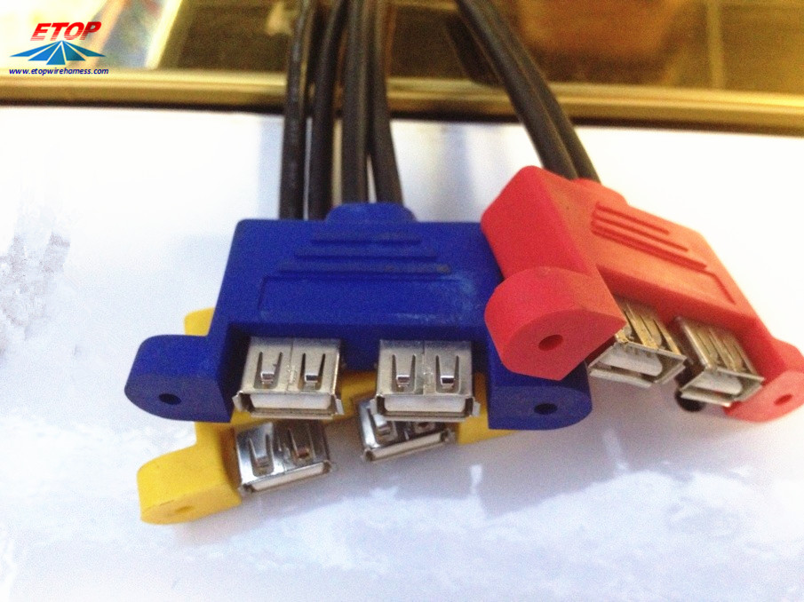Double USB Female Connector
