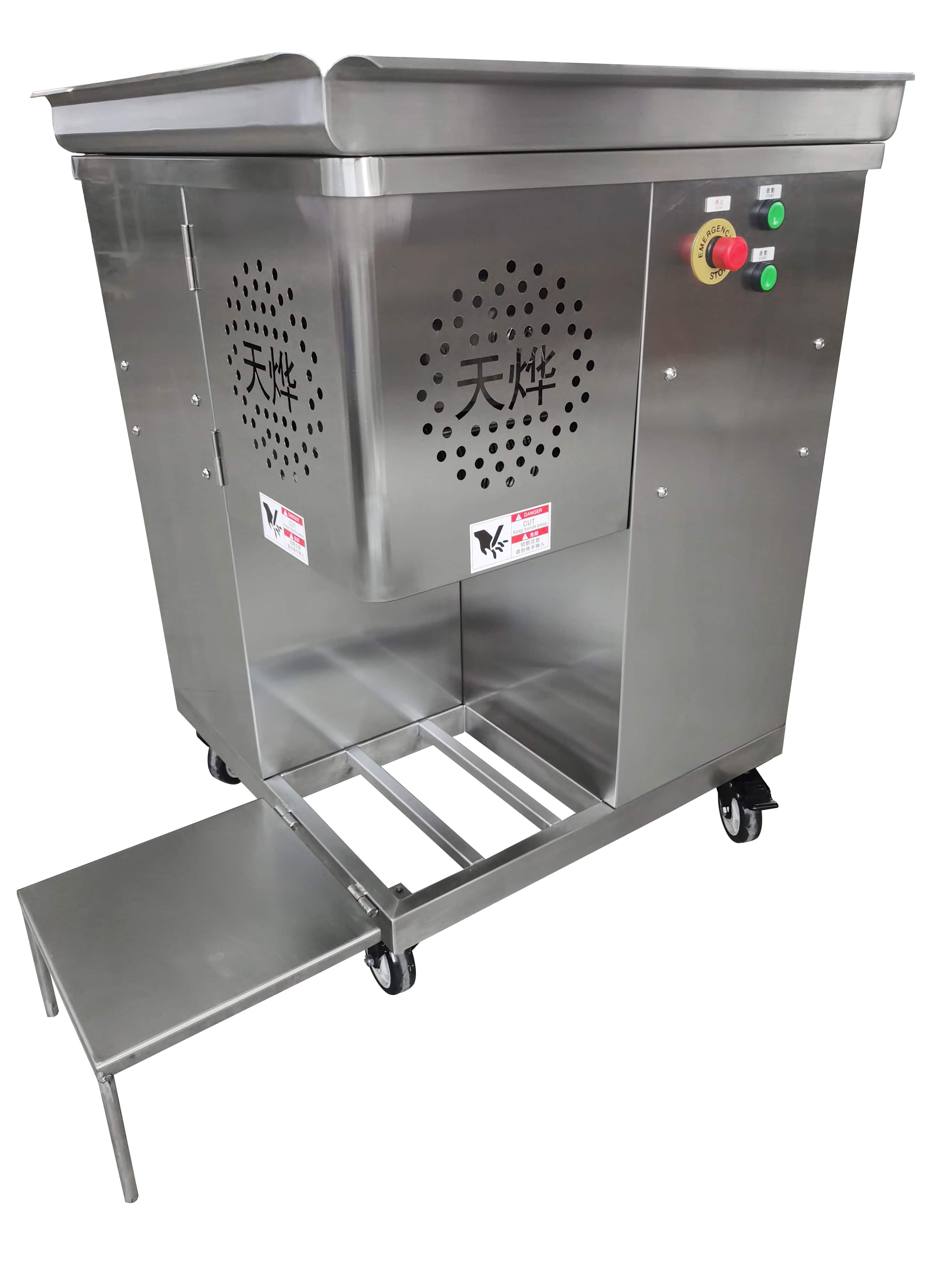 All stainless steel large shredded meat cutting machine All stainless steel large shredded meat cutting machine