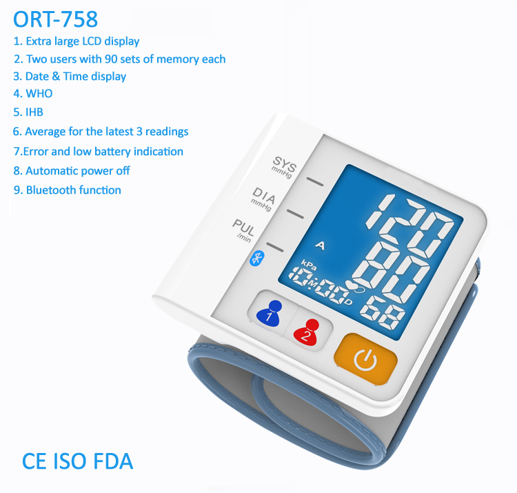 ORT758-pemantau tekanan darah ORT758-blood-pressure-monitor