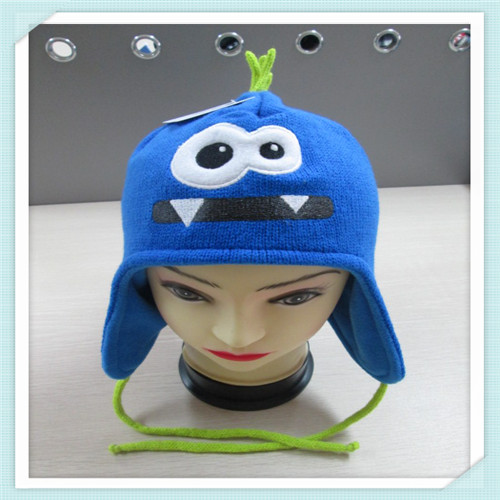 children cartoon pattern knitted hat children cartoon pattern knitted hat