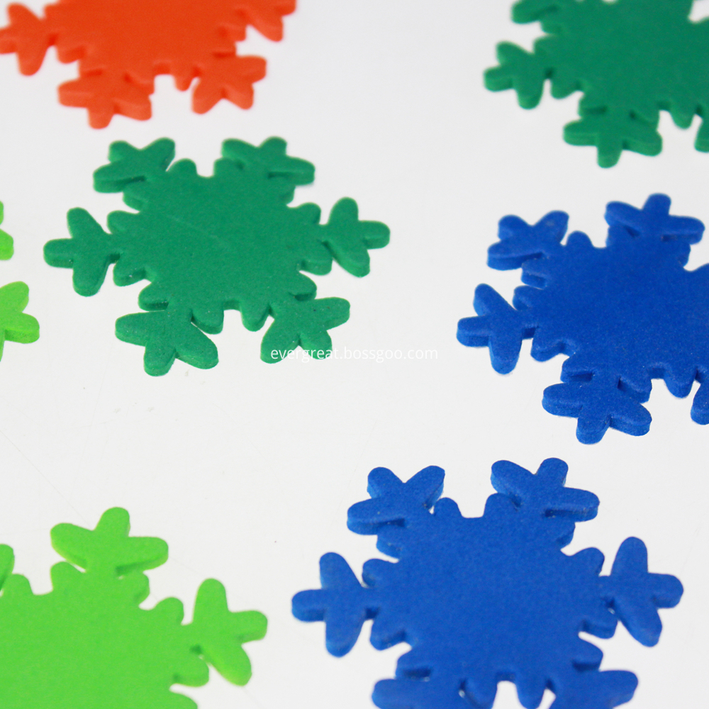 Foam snowflakes decoration Foam snowflakes decoration