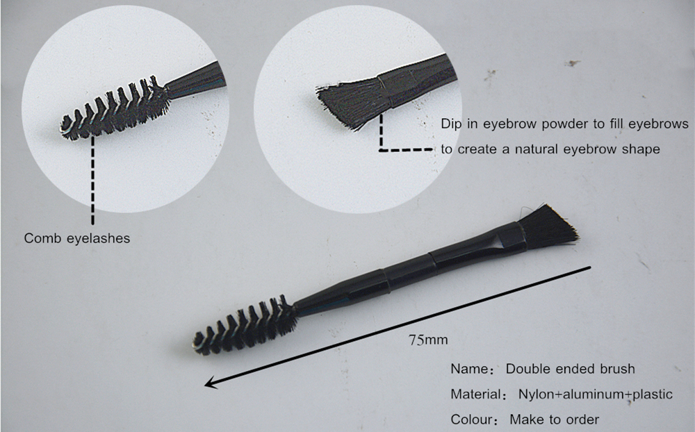 Fard À Paupières Double Fini Double Ended Eyeshadow Brush