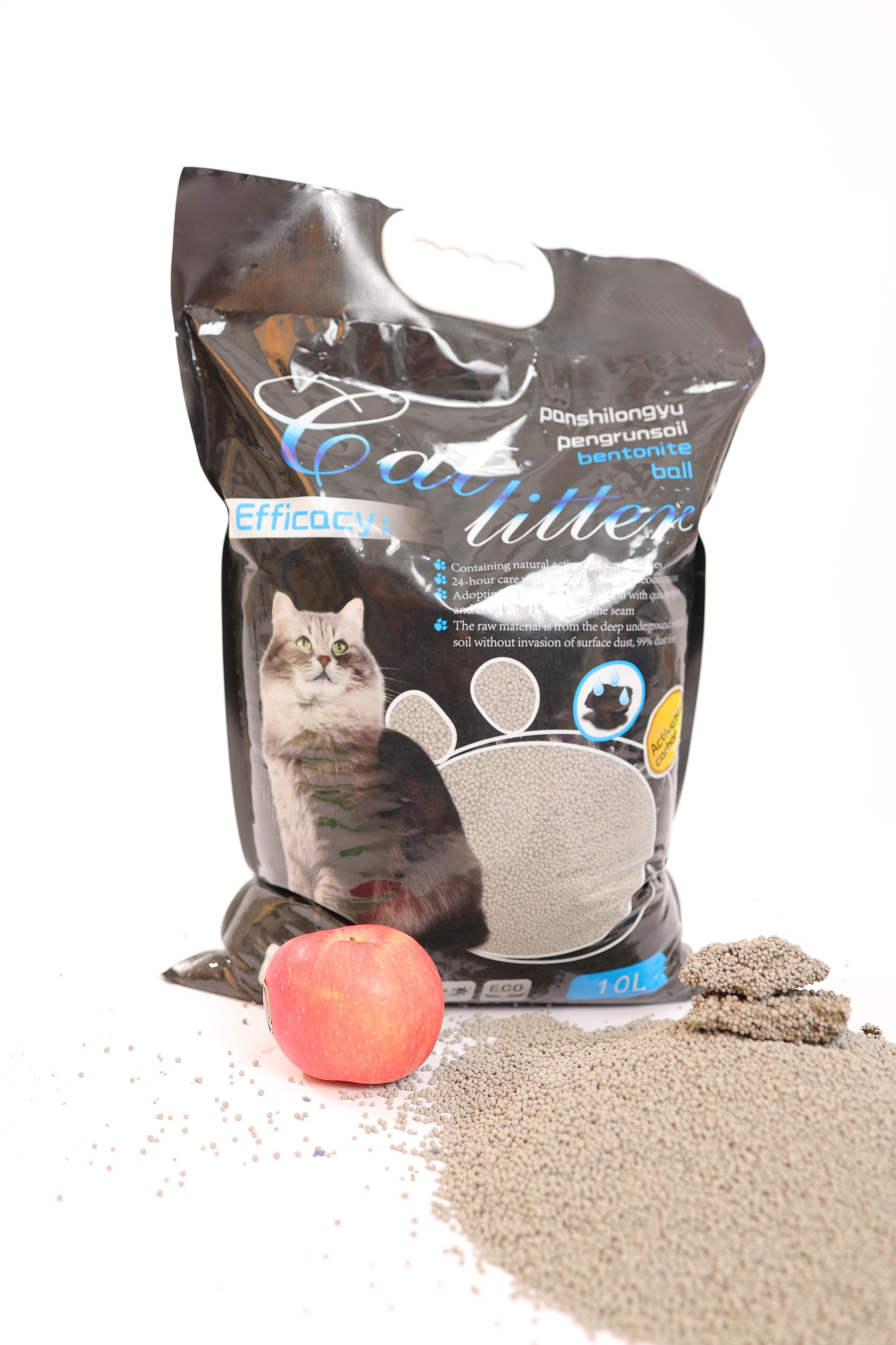1.5mm Apple Scented Bentonite Cat Litter 1.5mm Apple Scented Bentonite Cat Litter