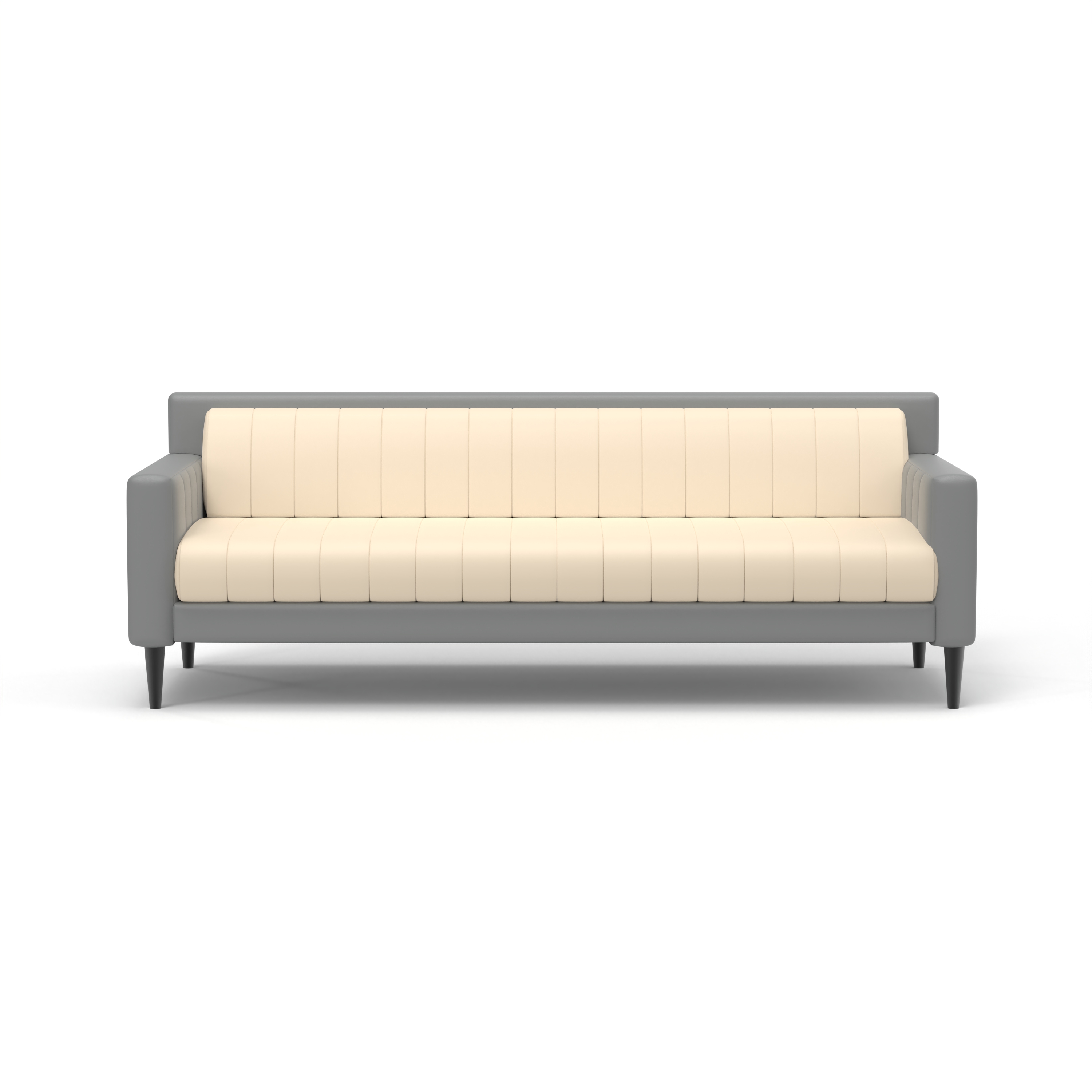 Two-Tone Three-Seater Sofas Leather-Upholstered, Fabric-Covered, and Stylish Living Room Seats Two-Tone Three-Seater Sofas Leather-Upholstered, Fabric-Covered, and Stylish Living Room Seats
