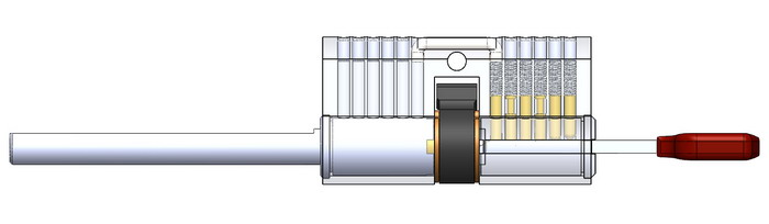 Spindle side computer cylinder