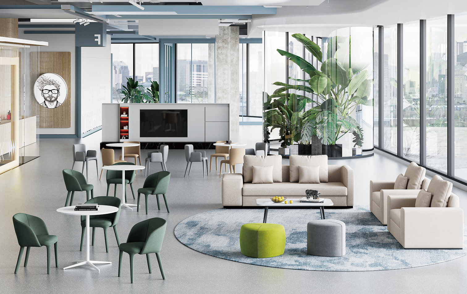 Modern Elegant Waiting Reception Sofa Modular for Beauty Solon Office Hotel School Living Room Hospital Bedroom-Versatile Use Modern Elegant Waiting Reception Sofa Modular for Beauty Solon Office Hotel School Living Room Hospital Bedroom-Versatile Use