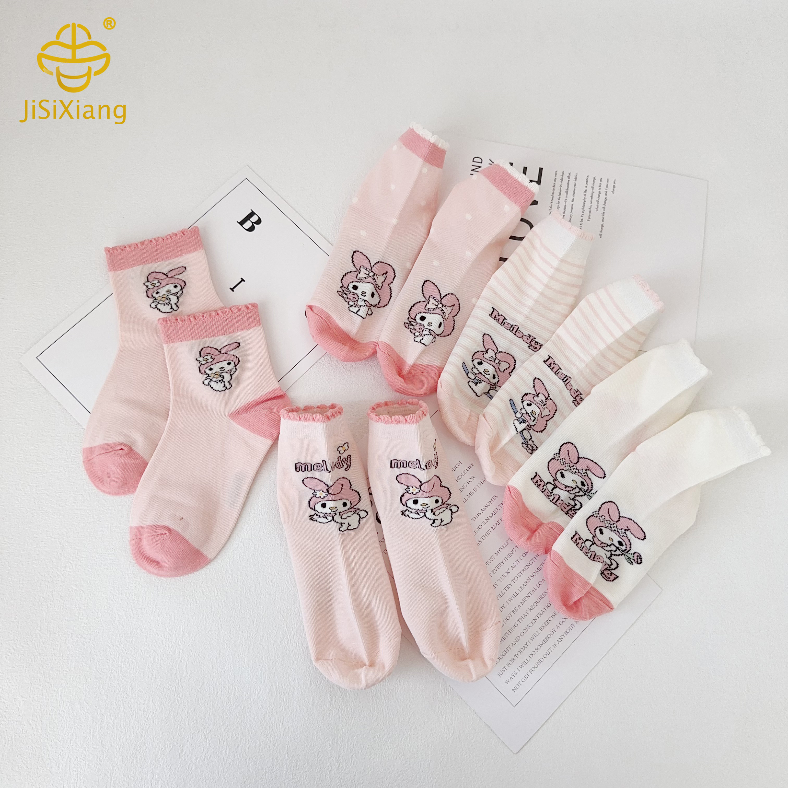 Korean version cartoon Melody short sock Korean version cartoon Melody short sock