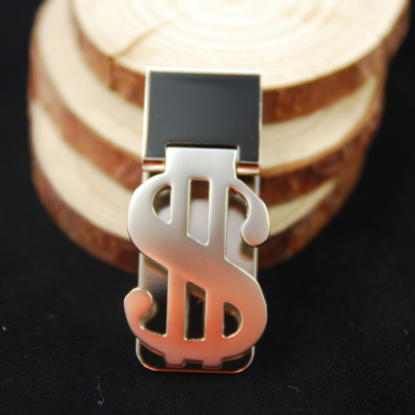 メンズファッションスタイルジュエリードルデザインマネークリップ Mens Fashion Style Jewelry Dollar Design Money Clip