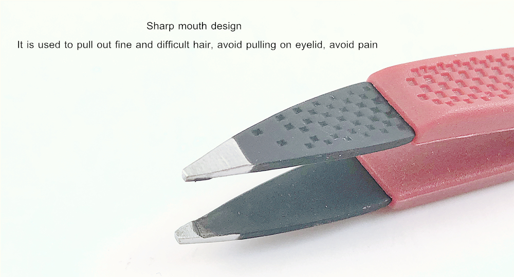 Пинцет для бровей Rubber Tipped Eyebrow Tweezers