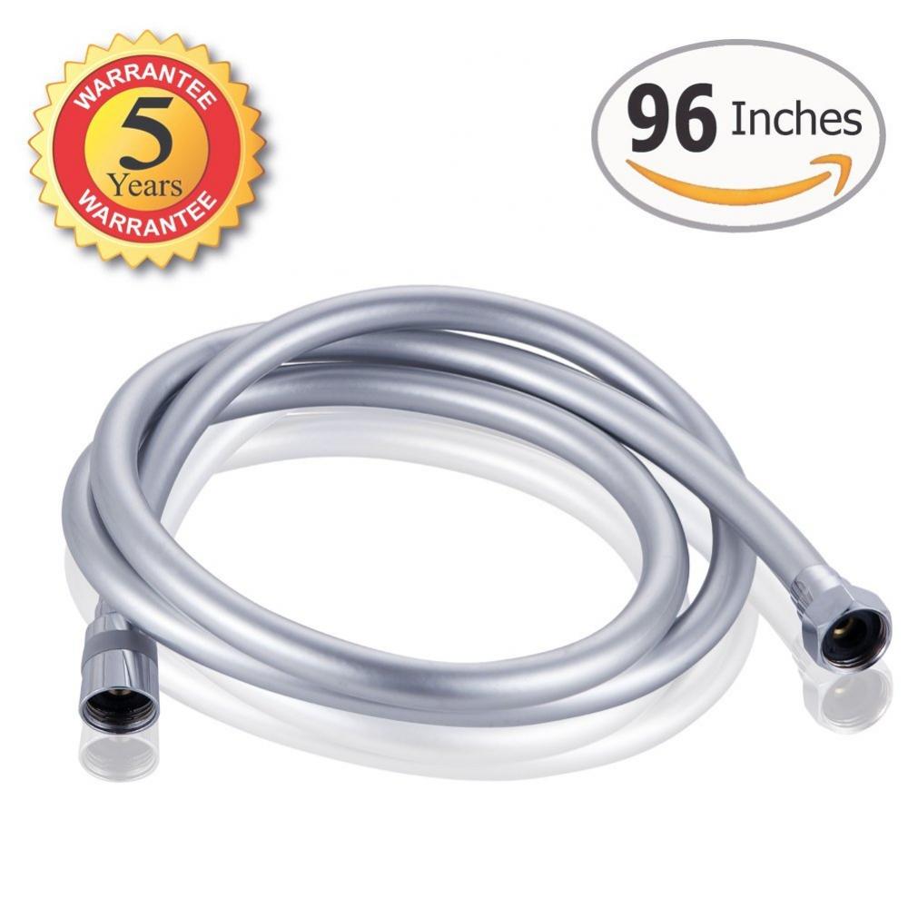 96 Inches Bright Chromed Anti Abrasion Pvc Protective Layer Shower Hose 96 Inches Bright Chromed Anti Abrasion Pvc Protective Layer Shower Hose