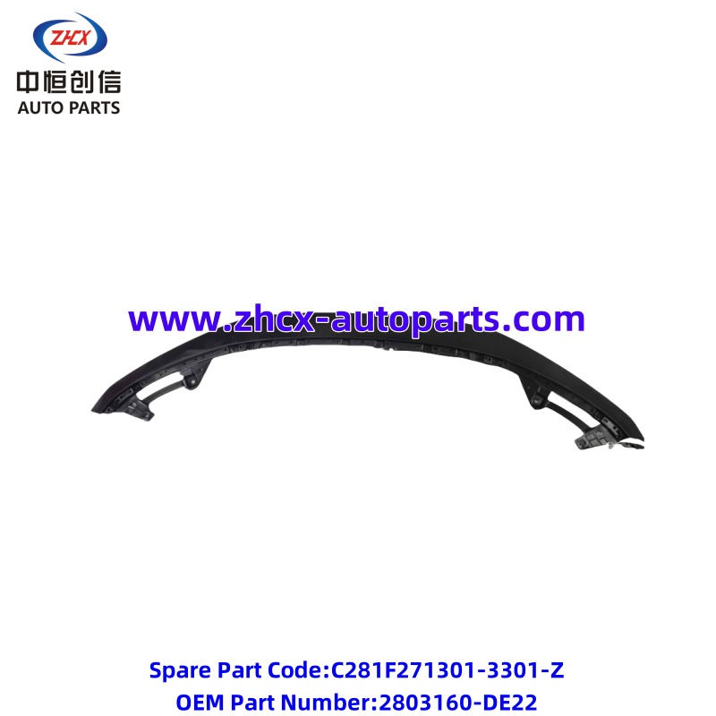 Front bumper upper decorative parts Front bumper upper decorative parts