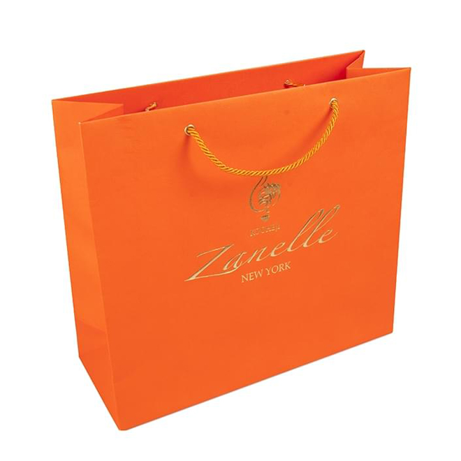 paper shopping bag with PP handle