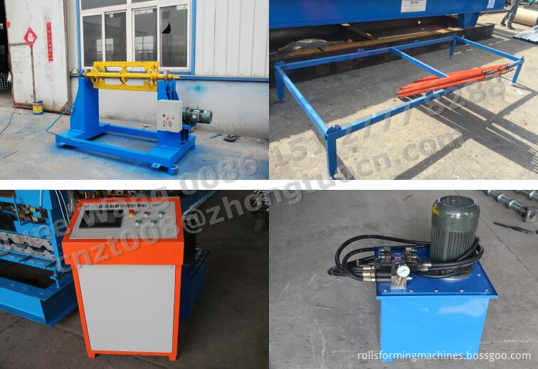paking list photos of glazed tile roll forming machine