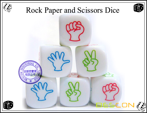 Rock Paper and Scissors Dice-2 Rock Paper and Scissors Dice-2