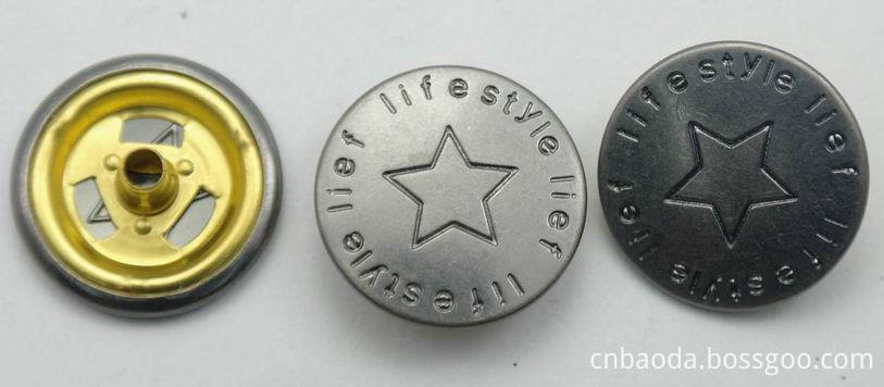 Best sale custom jean buttons and rivets for jeans pants