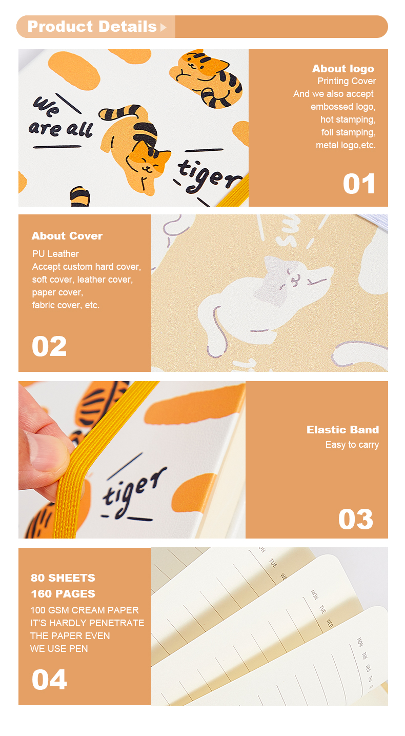 cartoon series notebook with elasti band7 cartoon series notebook with elasti band7