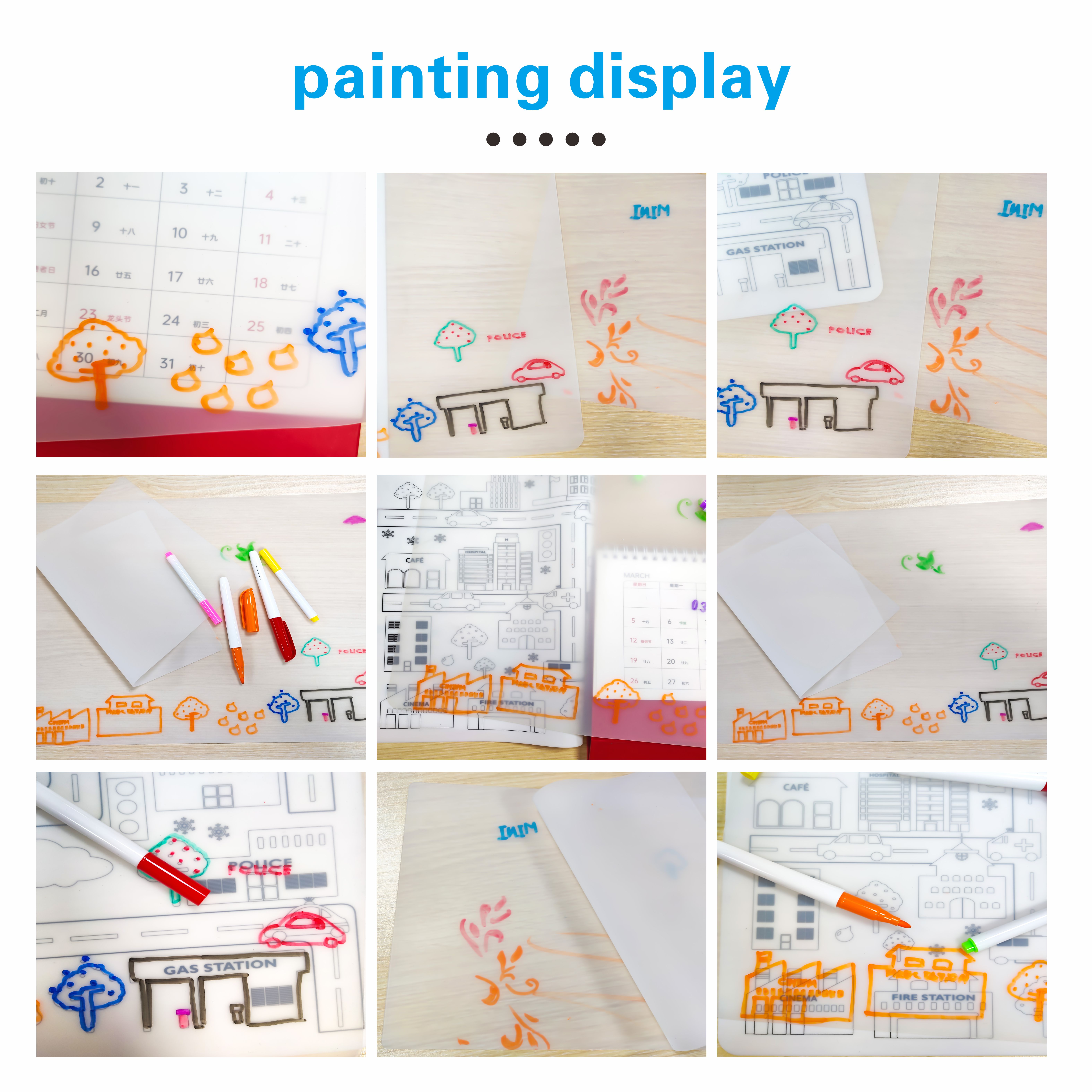 silicone clear drawing mat MFZ-I011 silicone clear drawing mat MFZ-I011