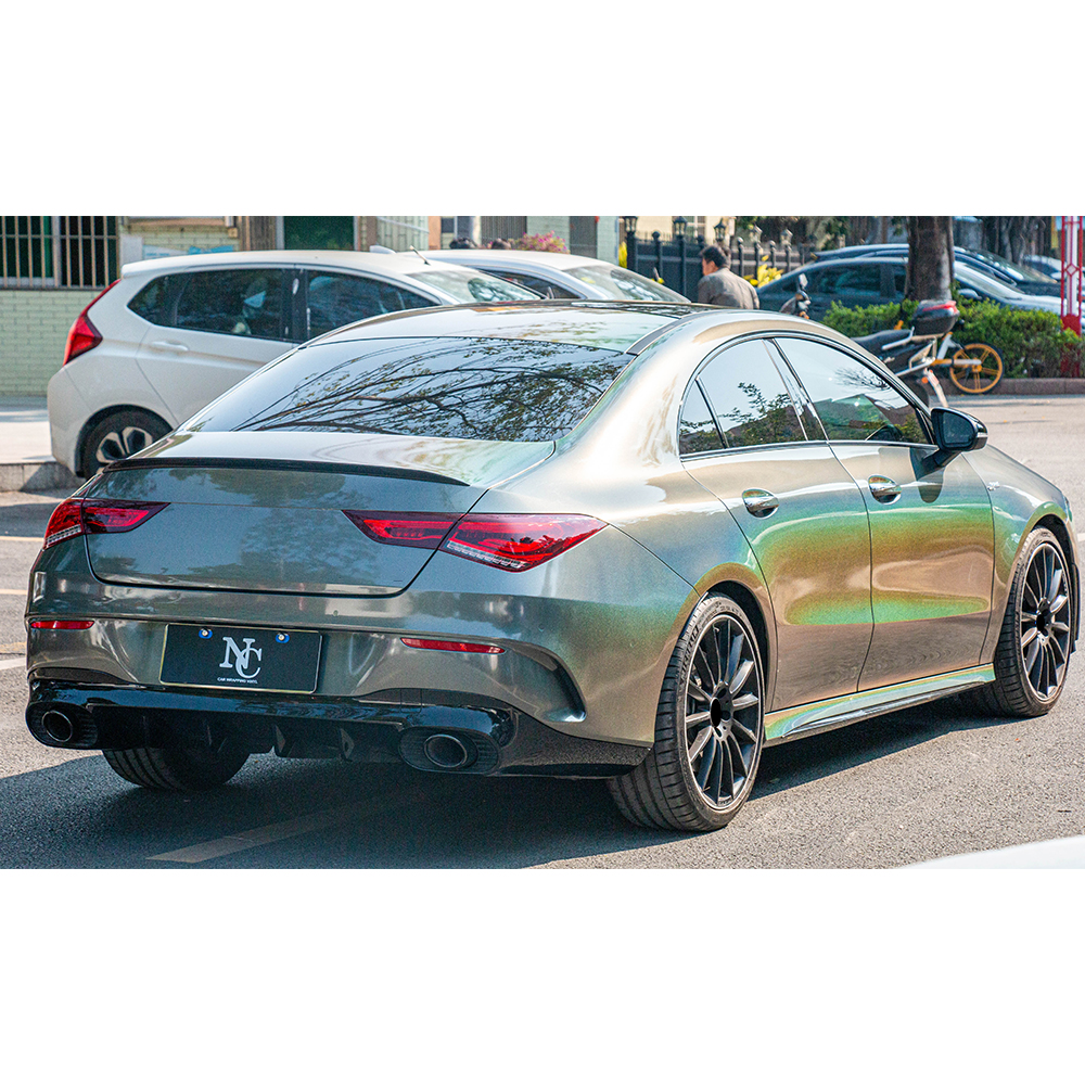 Iridecence laser Grey wrap for car Iridecence laser Grey wrap for car