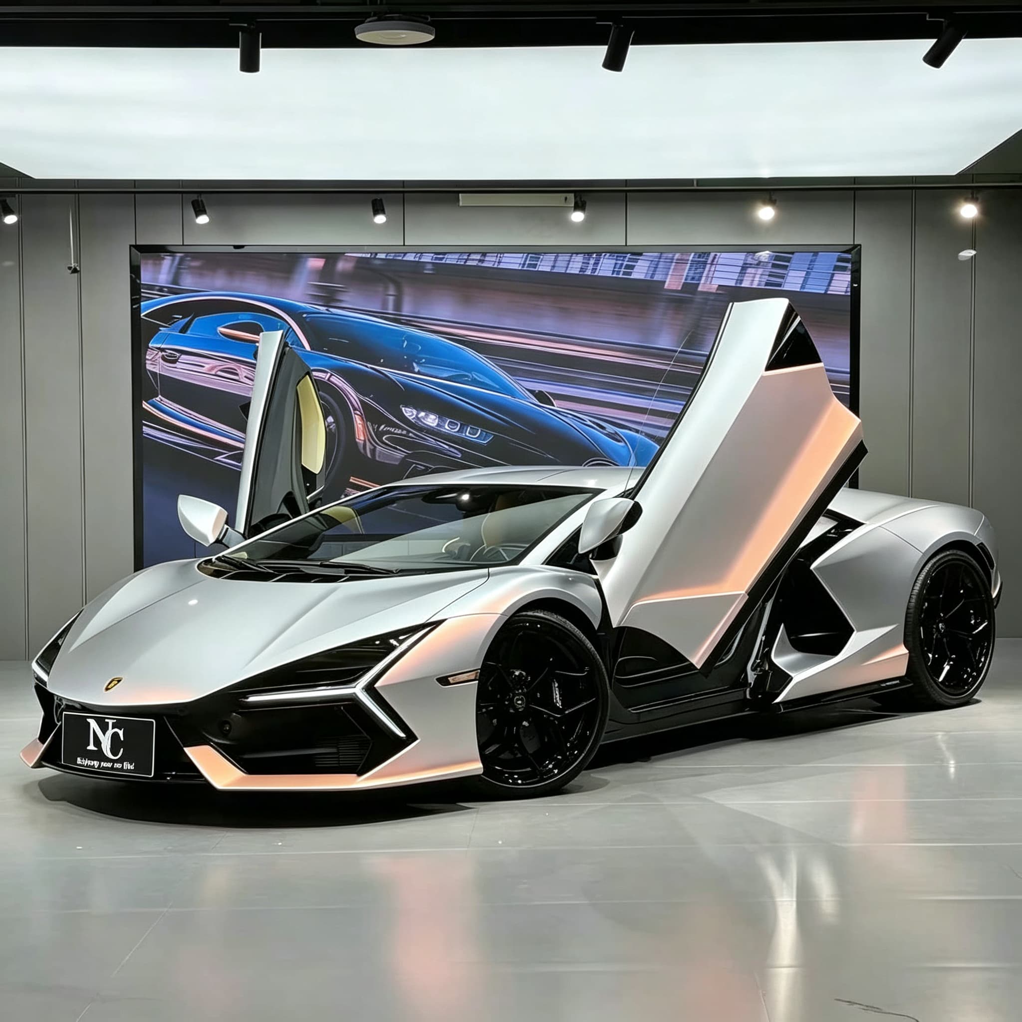 Self-Healing Tech-Silver OrangeVinyl Wrap Self-Healing Tech-Silver OrangeVinyl Wrap