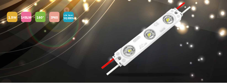 Aluminum 160 degree 1.5W lens led module