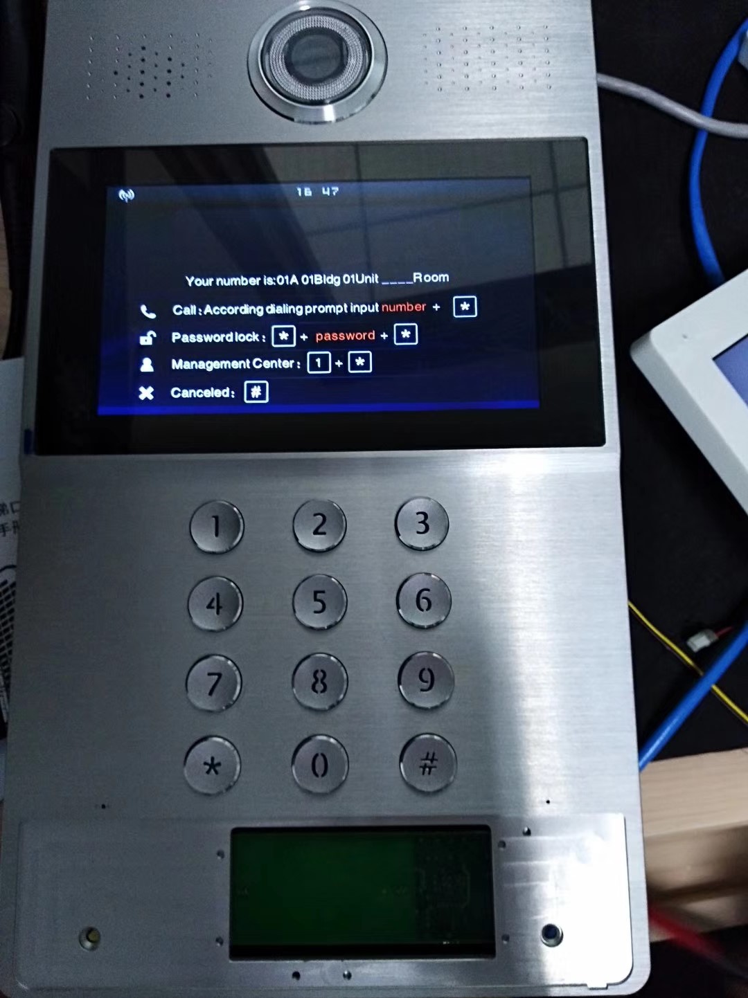 IP วิดีโอประตูโทรศัพท์ IP video door phone