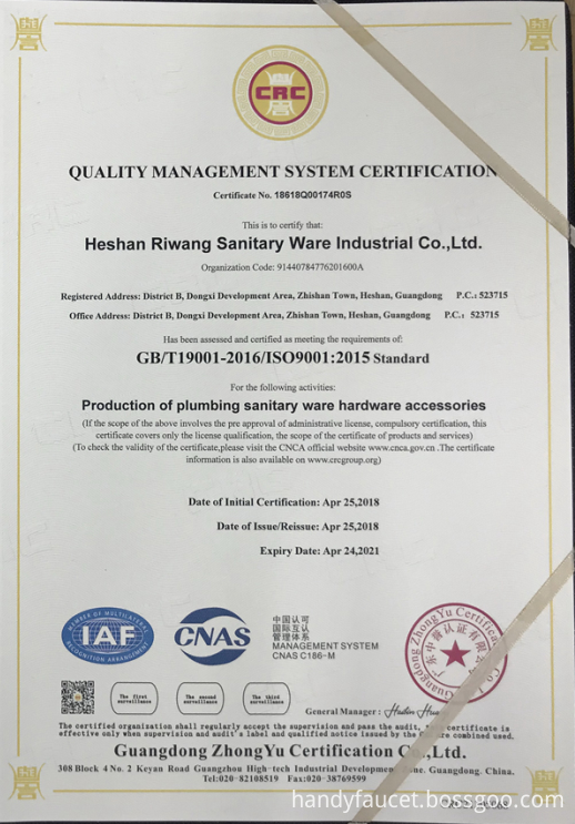 Certificação Iso Handy Handy Iso Certification