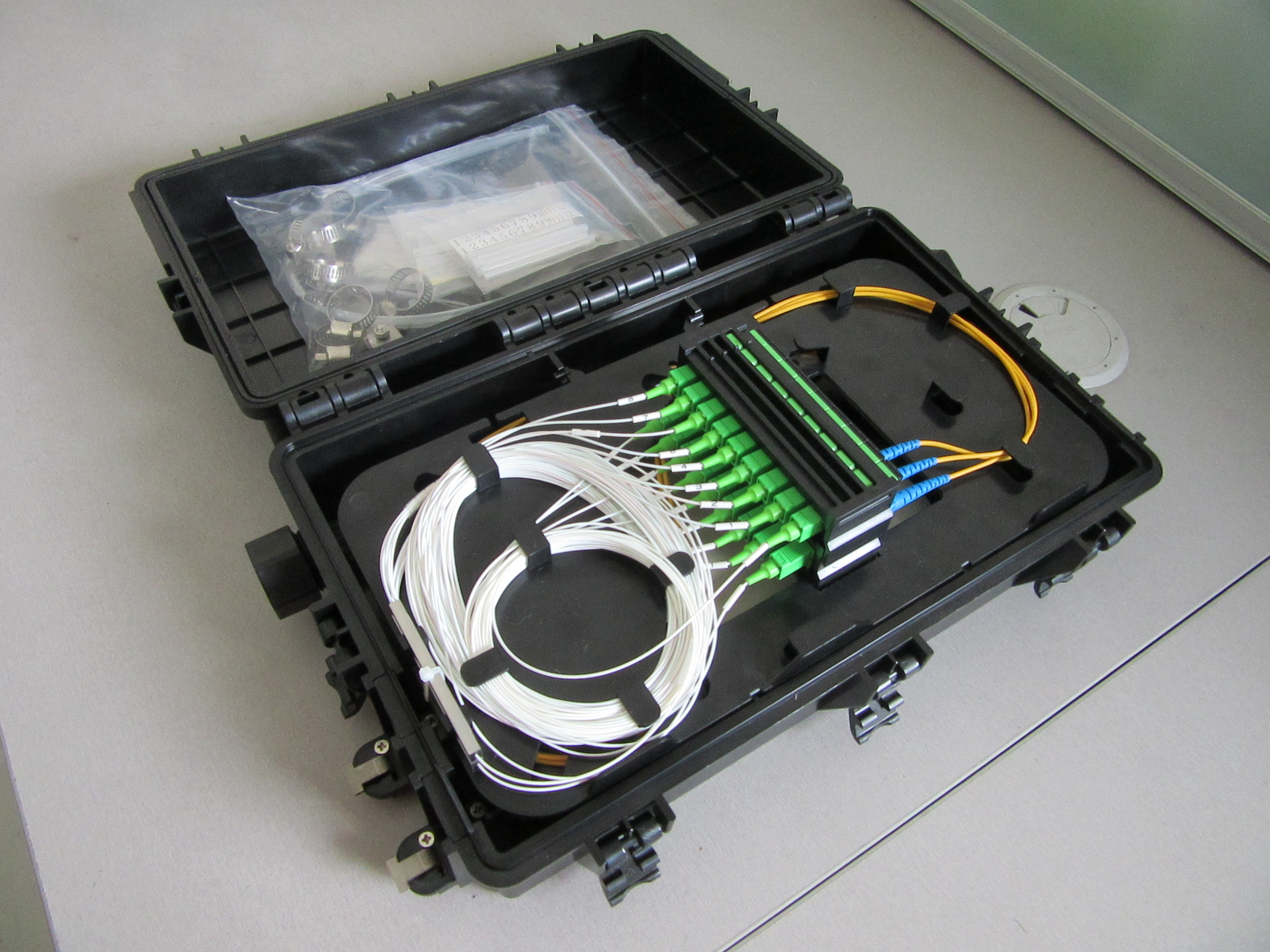 caja de empalme de fibra fiber splice enclosure