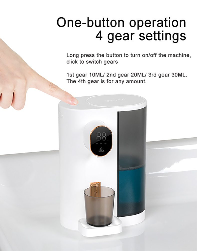 China Smart Sensor Automatic Mouthwash Dispenser China Smart Sensor Automatic Mouthwash Dispenser