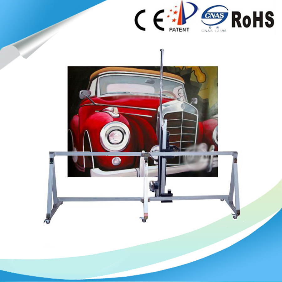 3D Eco Solvent Wall Painting Machine