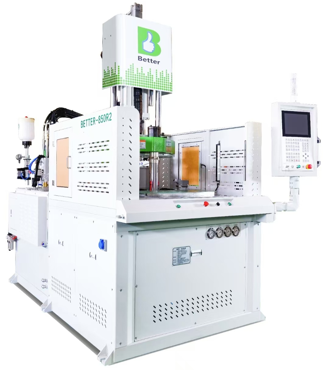 LSR VERTICAL INJECTION MOLDING ROTARY MACHINE BETTER-850 LSR VERTICAL INJECTION MOLDING ROTARY MACHINE BETTER-850