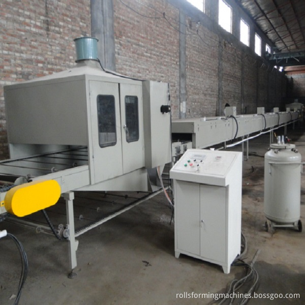 Stone Chip Coated Roof Tile Machine with Slitting Line Stone Chip Coated Roof Tile Machine with Slitting Line