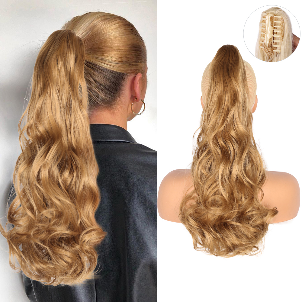 Claw Clip Curly Ponytail 22inch