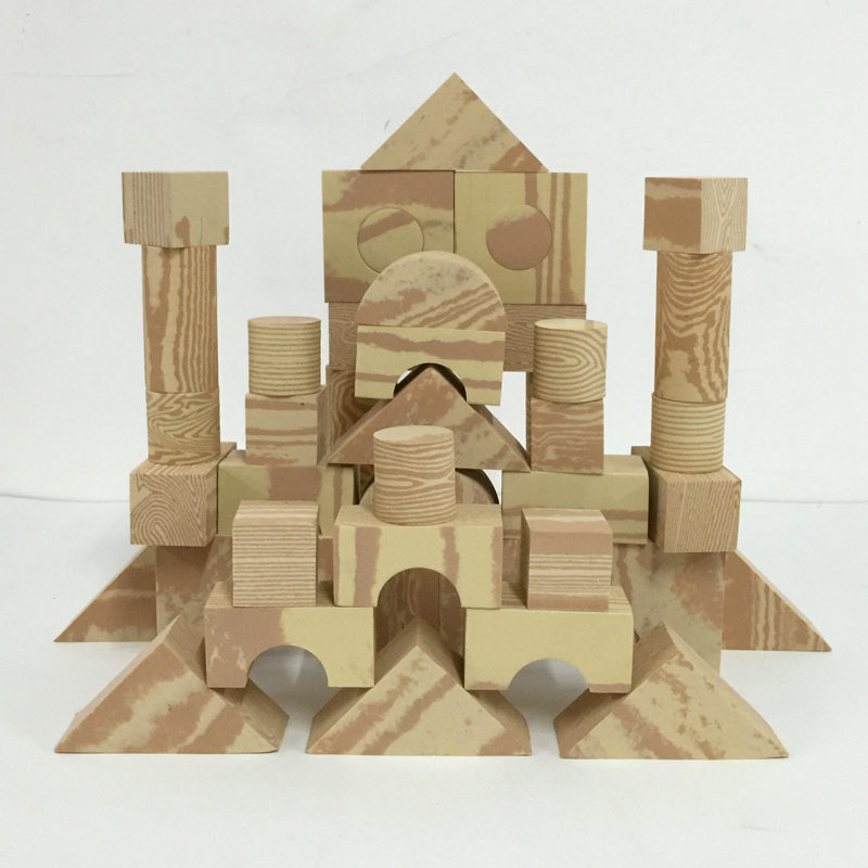 EVA Wood Grain Building Blocks