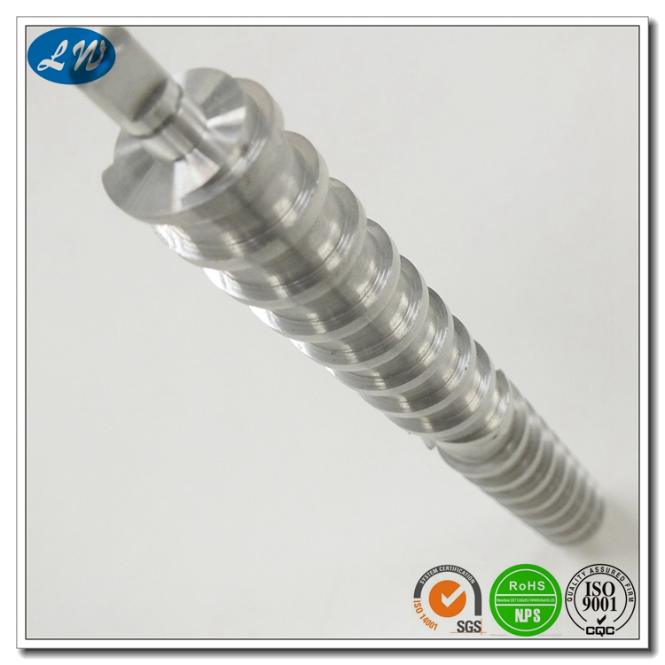 Aluminium Knurled Axel Aluminum Knurled Shaft