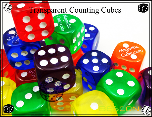 Transparente Zählwürfel-4 Transparent Counting Cubes-4