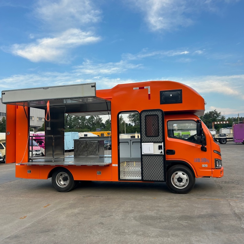 Beverage Combo Truck, Mobile Cart For Bubble Tea, Crepe And Outdoor Event Service Beverage Combo Truck, Mobile Cart For Bubble Tea, Crepe And Outdoor Event Service
