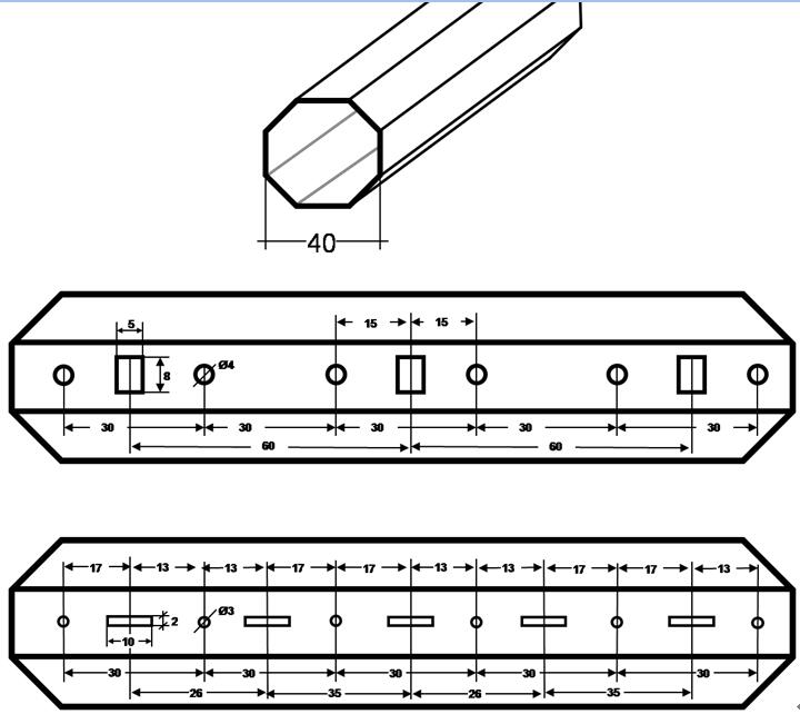 Zeichnungsprofil drawing profile