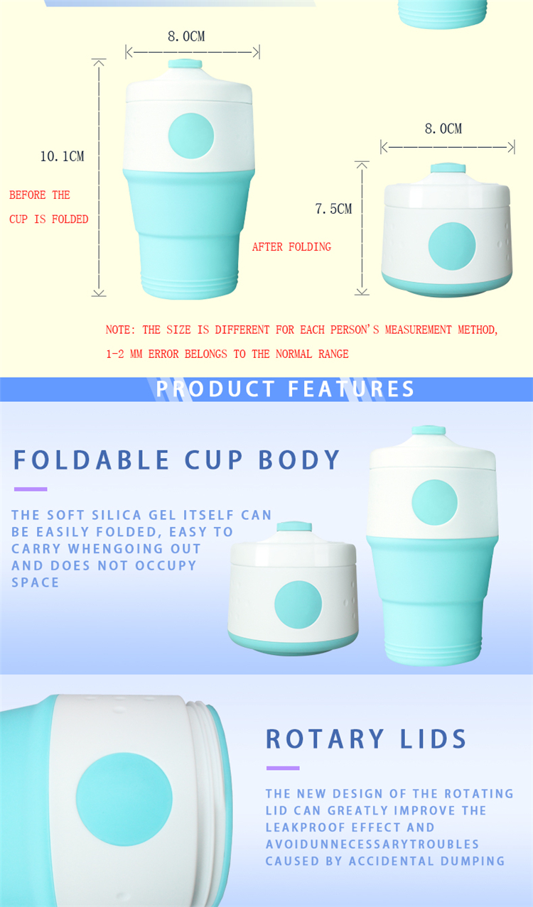 foldable water cup MFZ-J017 foldable water cup MFZ-J017
