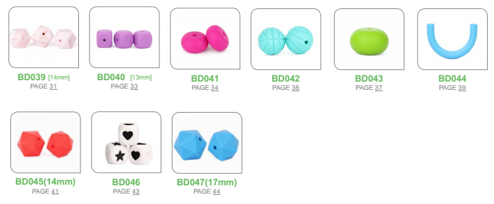 Silicone beads