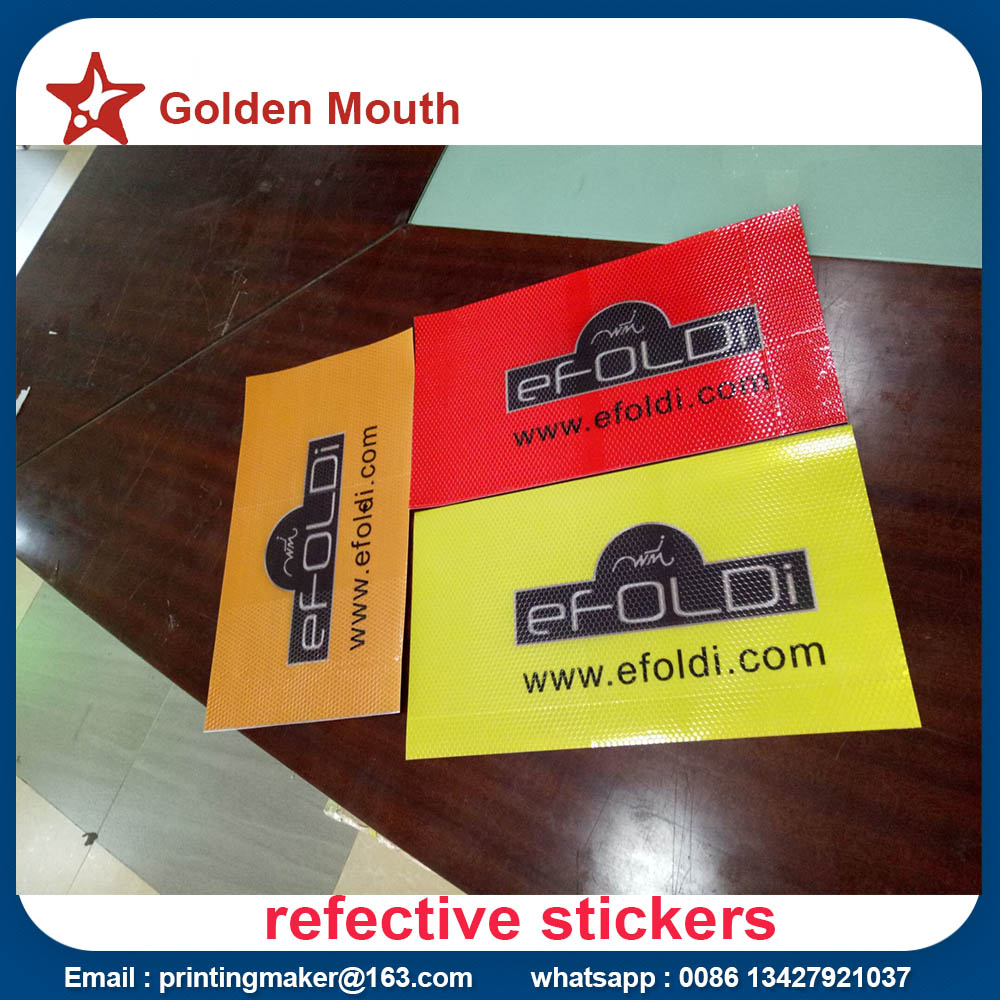 reflective stickers printing