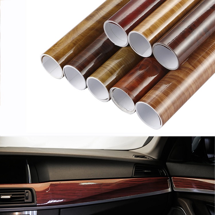 30x100cm-Glossy-PVC-Wood-Grain-Car-Wrap-Film-Decal-Wood-Grain-Textured-Automobiles-Internal-Decoration-Sticker