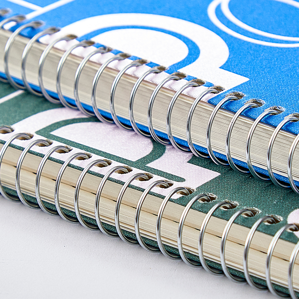 Fabric cover spiral notebook5 Fabric cover spiral notebook5